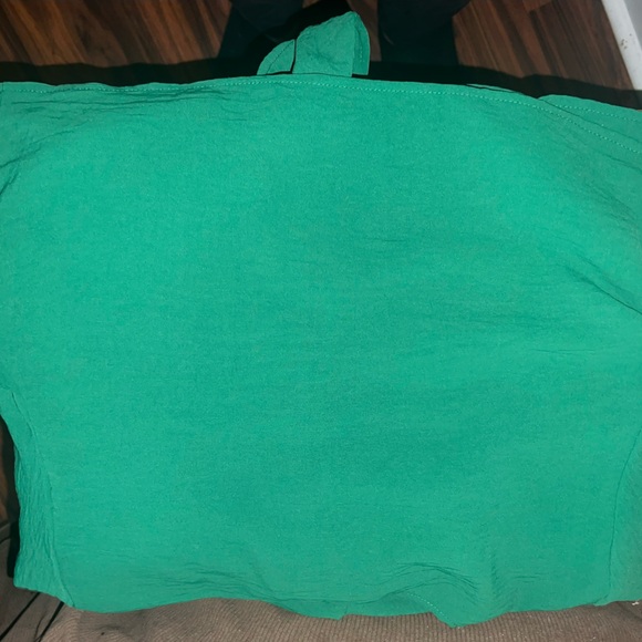 shein vcay butterfly sleeve tie front top - Picture 5 of 5